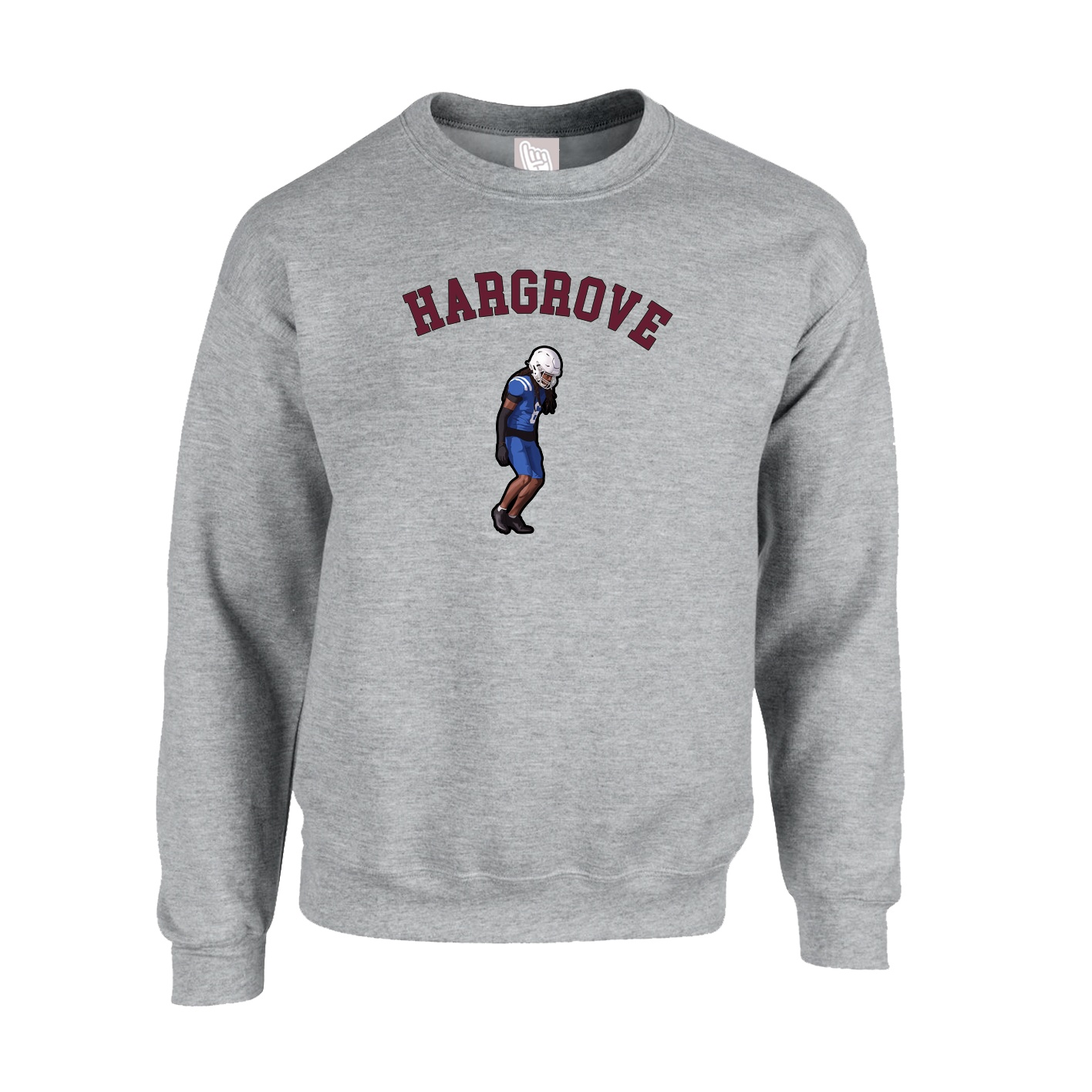 Fleece Crew — Shirsey Arch in Grey
