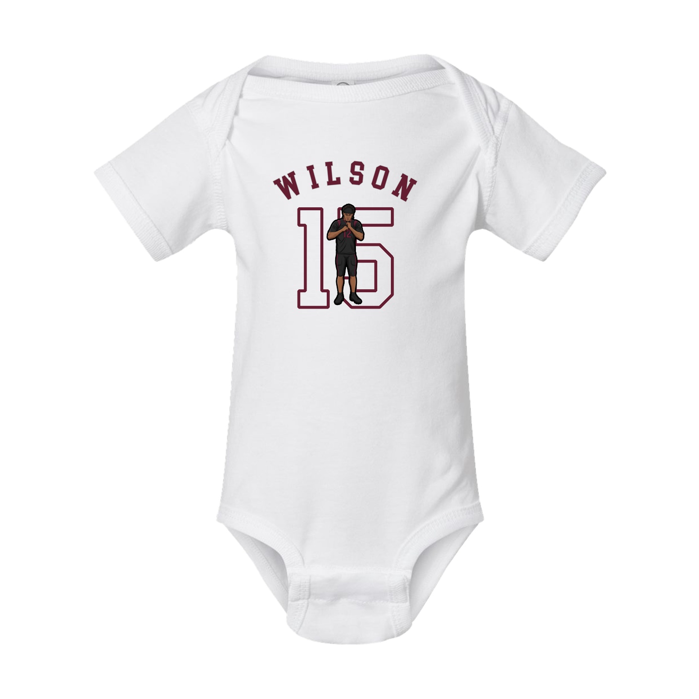 Baby Onesie — Shirsey Arch in White