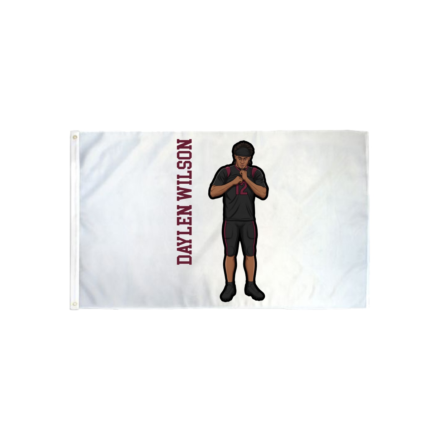 3x5 Flag — Name Vertical in Classic