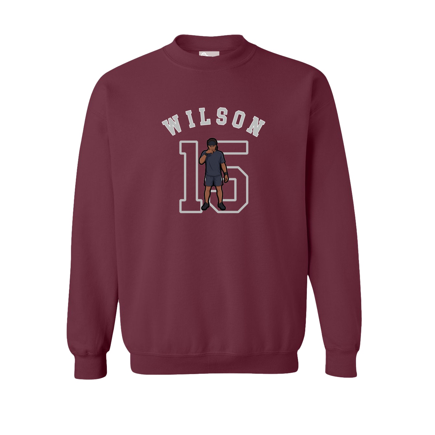 Fleece Crew — Shirsey Arch in Maroon