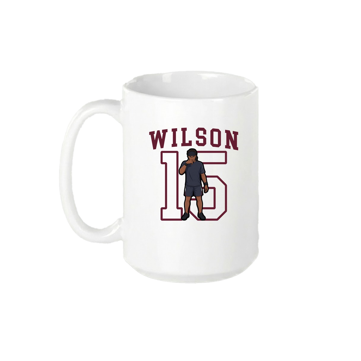 15oz Coffee Mug — Shirsey in White
