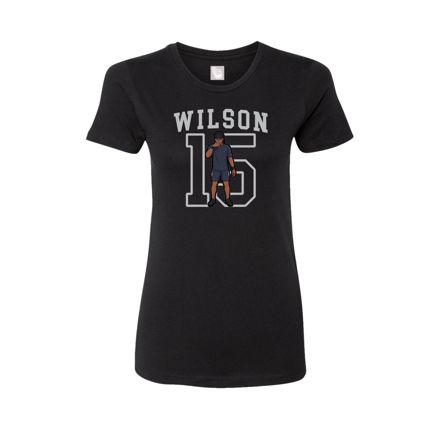 Fitted Women's Tee — Shirsey in Black