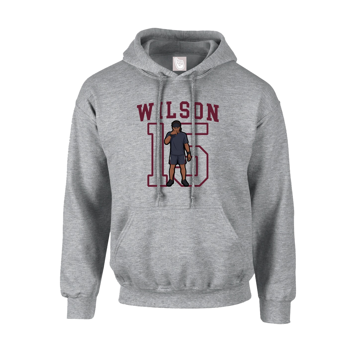 Hoodie — Shirsey in Grey