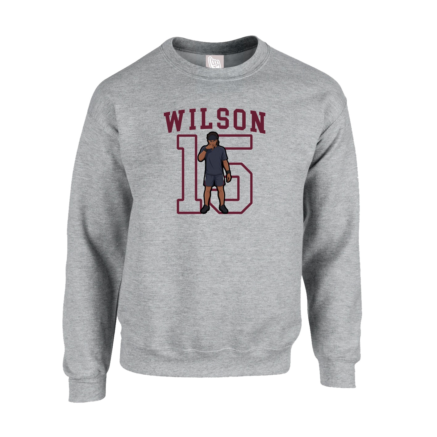 Fleece Crew — Shirsey in Grey