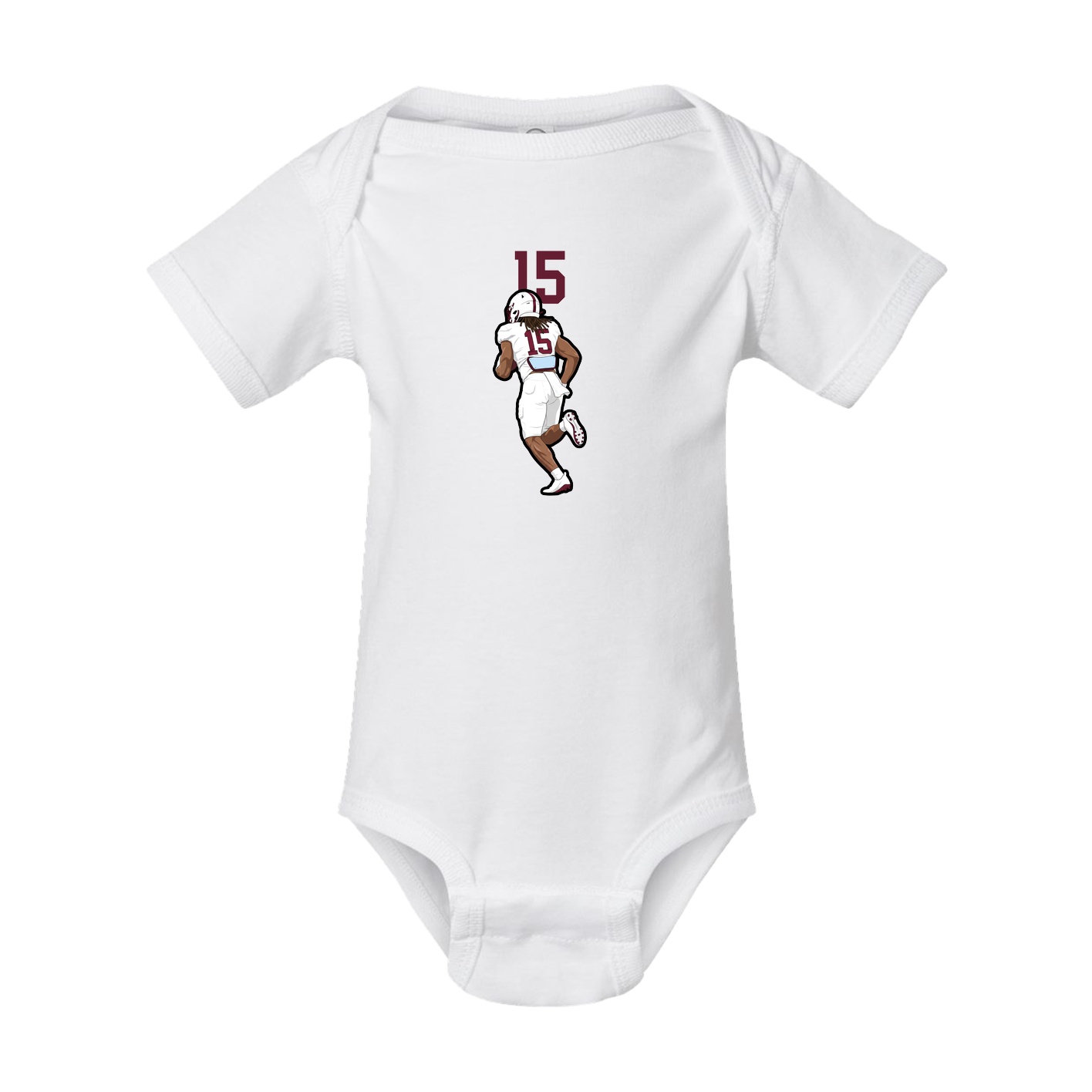 Baby Onesie — Number Top in White