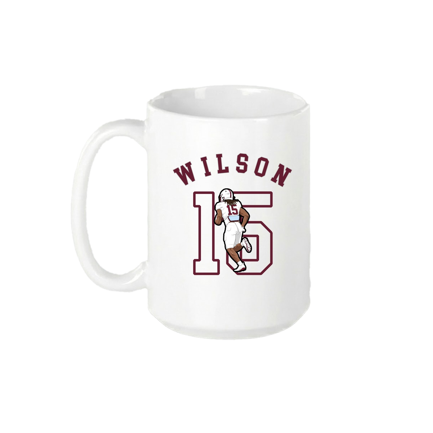 15oz Coffee Mug — Shirsey Arch in White