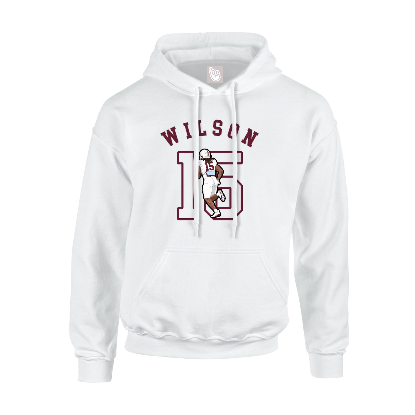 Hoodie — Shirsey Arch in White