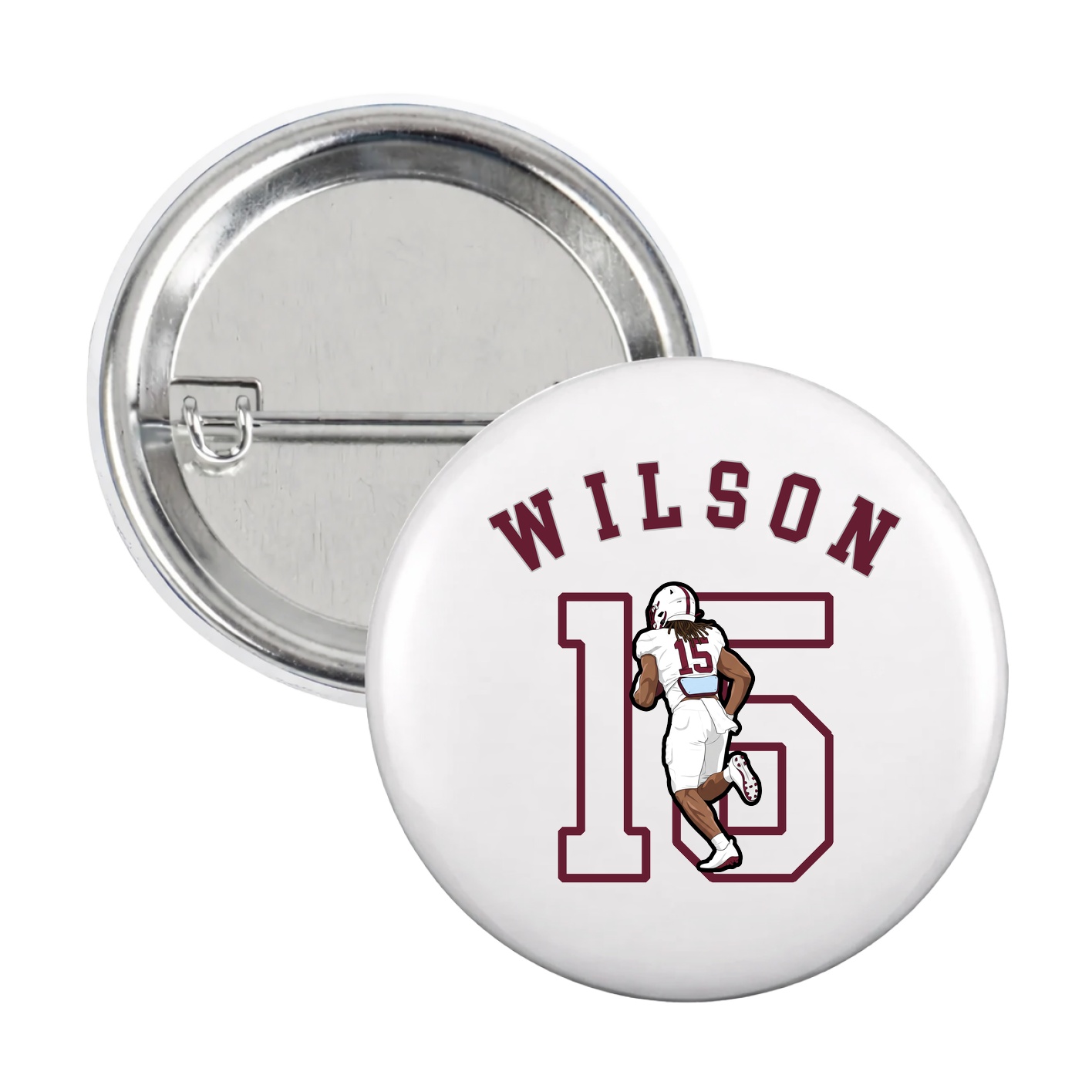 Game Day Button — Shirsey Arch in White