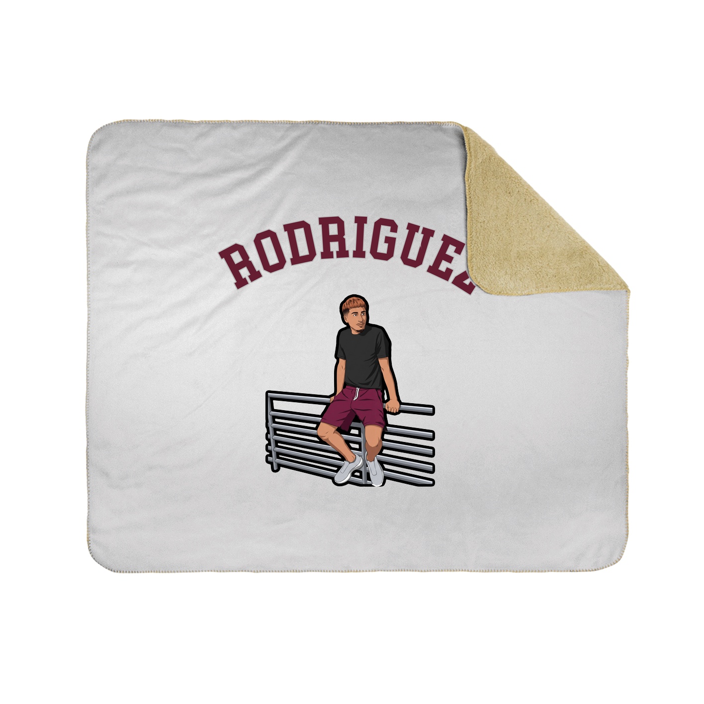 Throw Blanket — Shirsey Arch in White