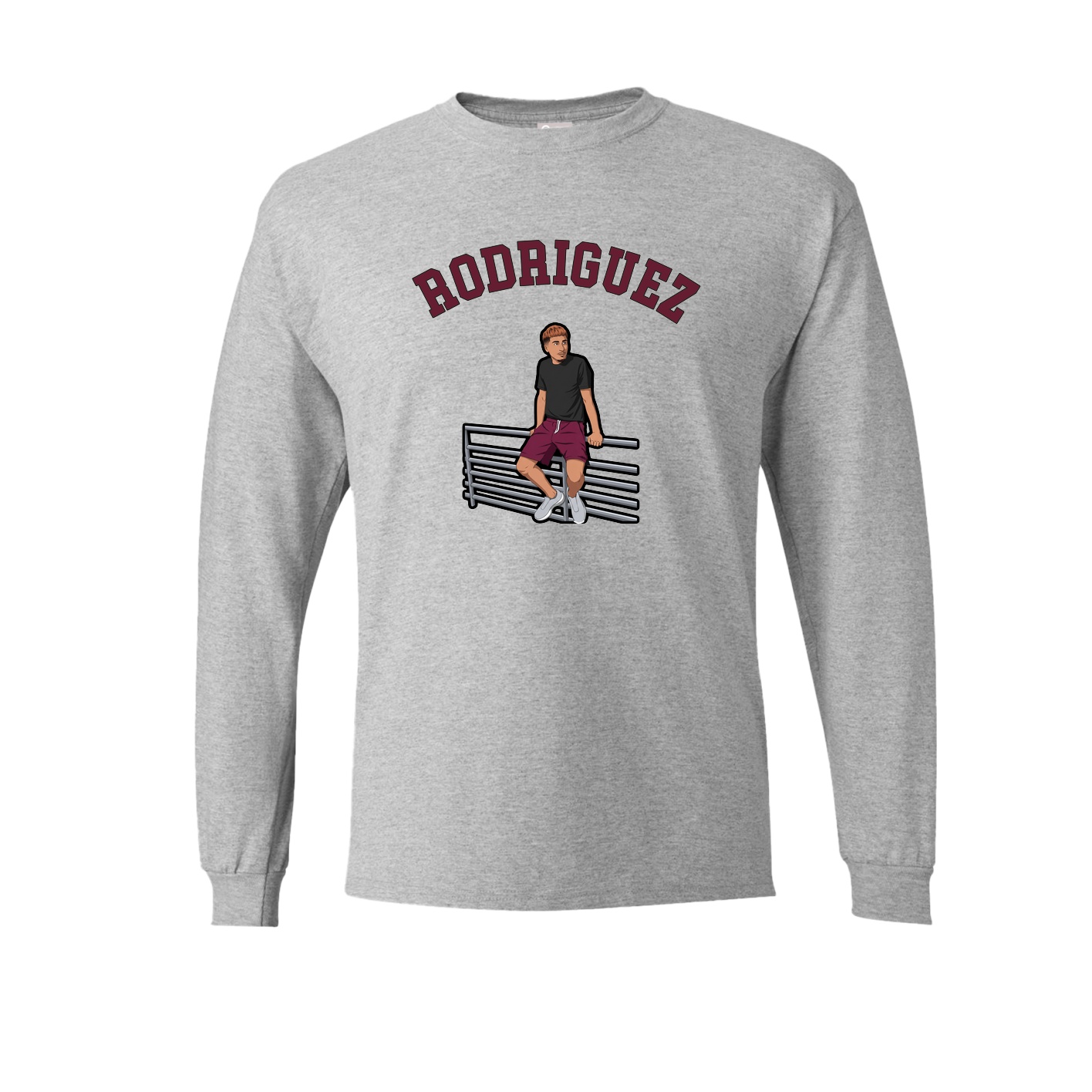 Long Sleeve Tee — Shirsey Arch in Grey