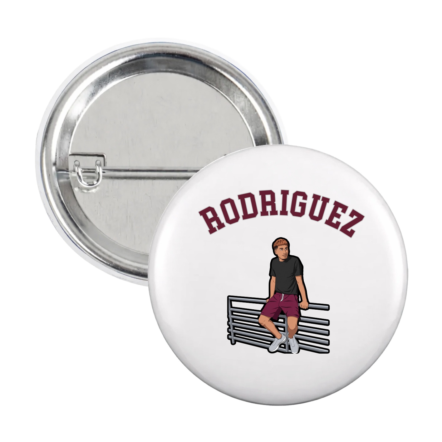 Game Day Button — Shirsey Arch in White