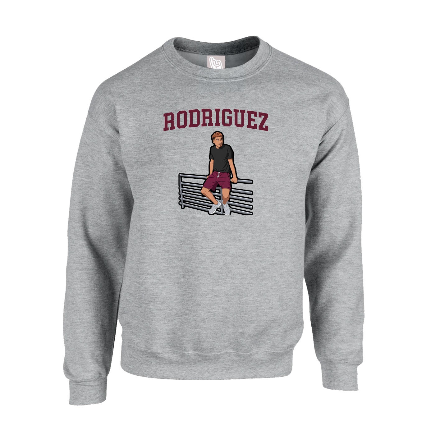 Fleece Crew — Shirsey in Grey