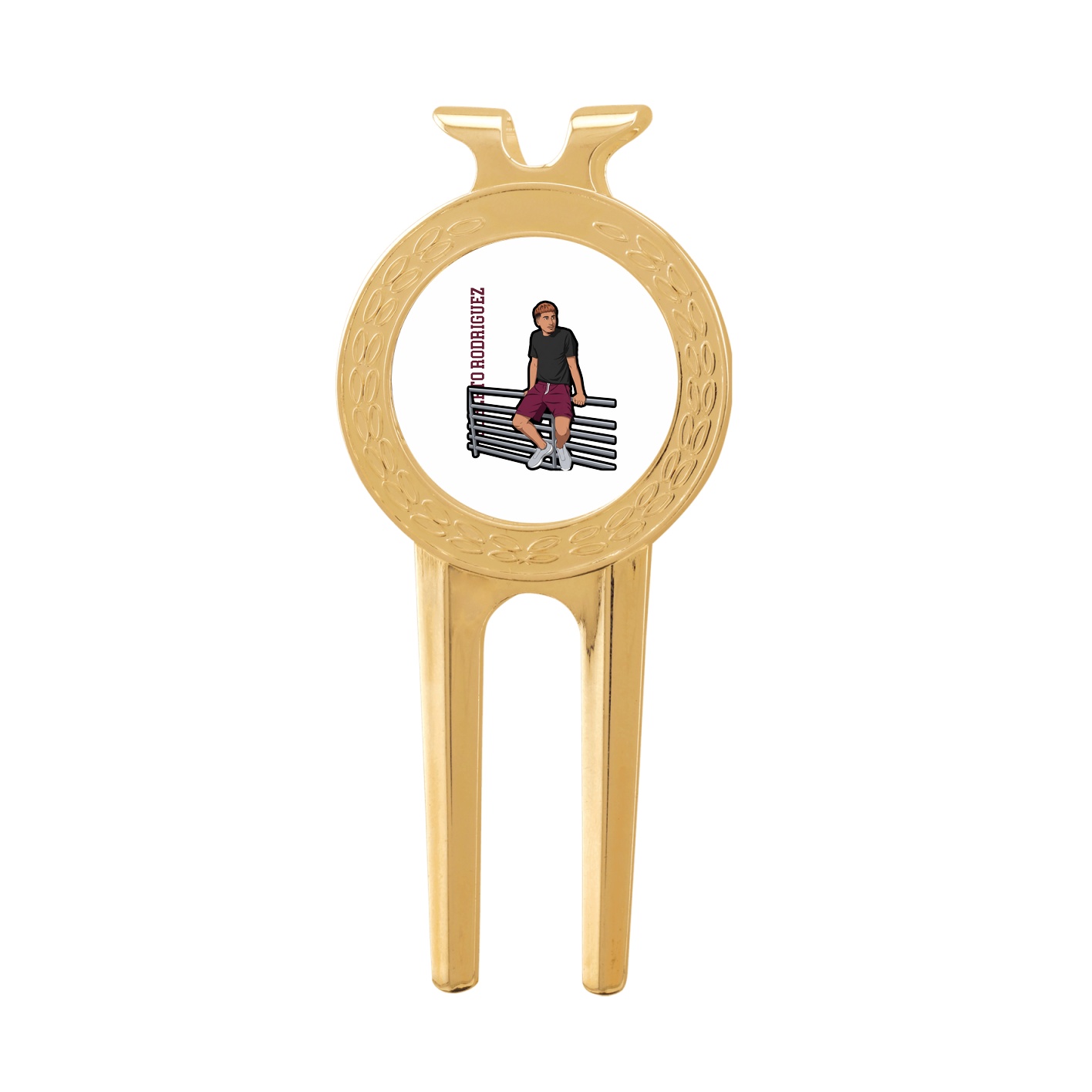 Divot Tool with Ball Marker — Name Vertical in Classic