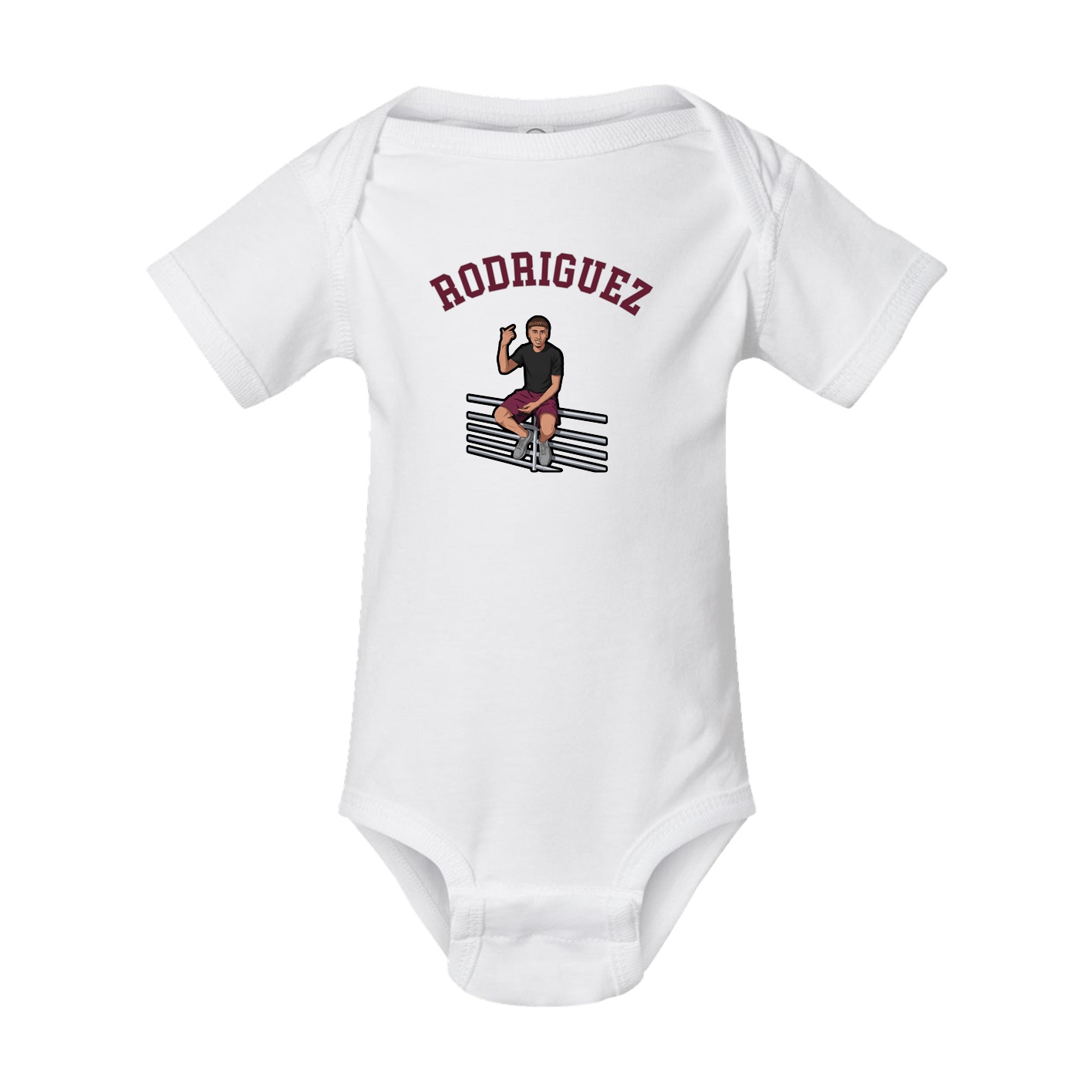 Baby Onesie — Shirsey Arch in White