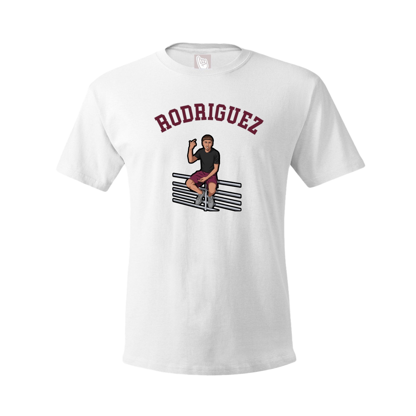 Youth Tee — Shirsey Arch in White