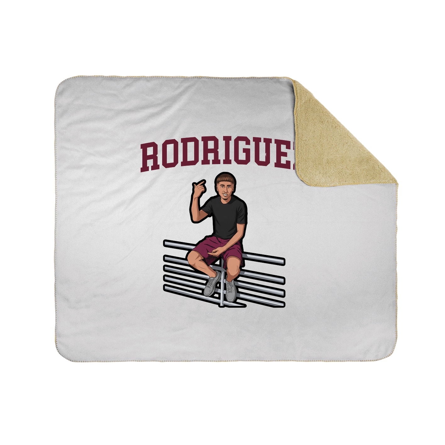 Throw Blanket — Shirsey in White