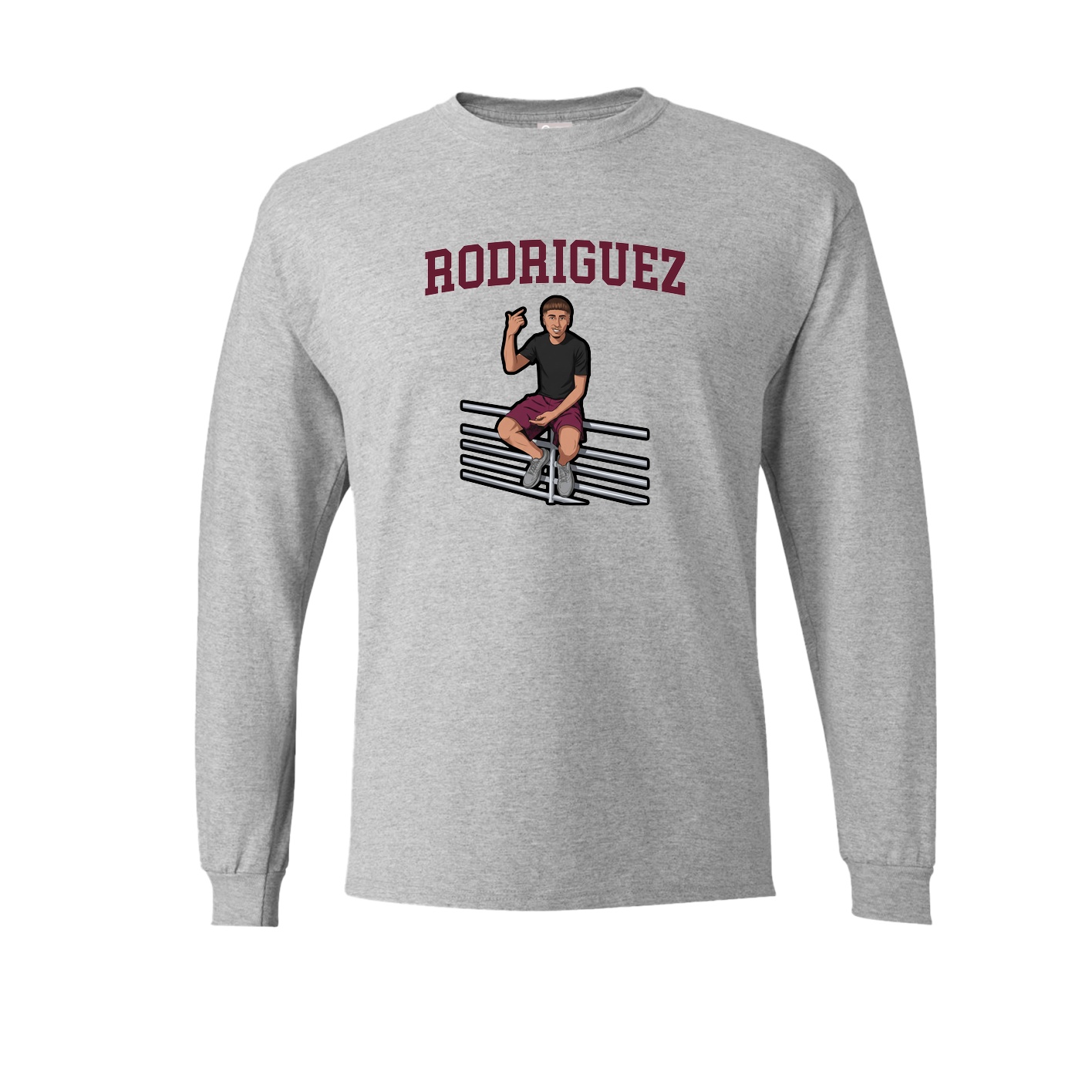 Long Sleeve Tee — Shirsey in Grey