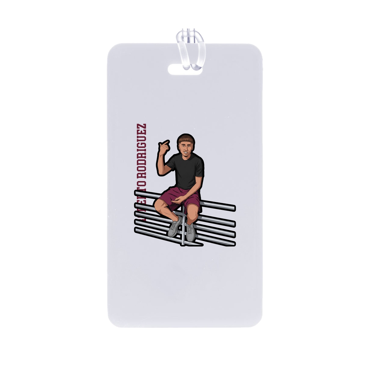 Bag Tag — Name Vertical in Classic
