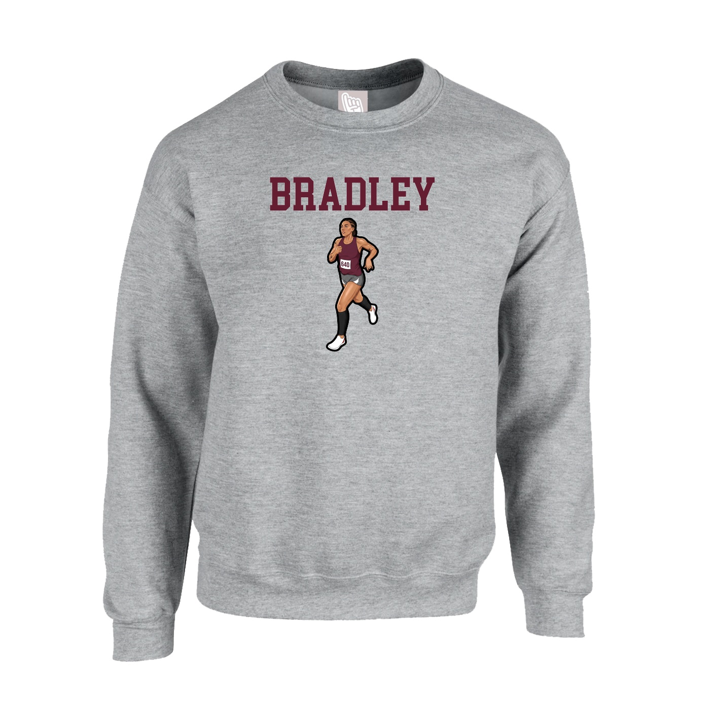 Fleece Crew — Shirsey in Grey