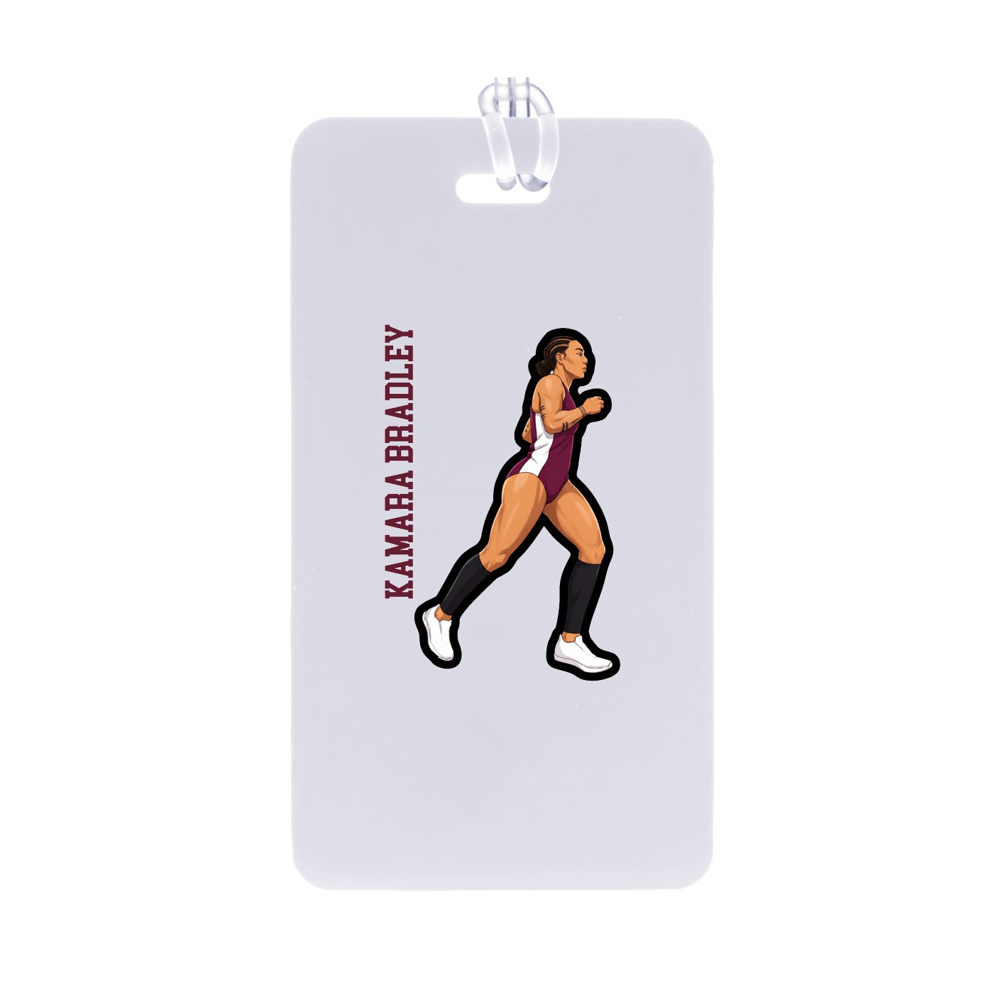 Bag Tag — Name Vertical in Classic