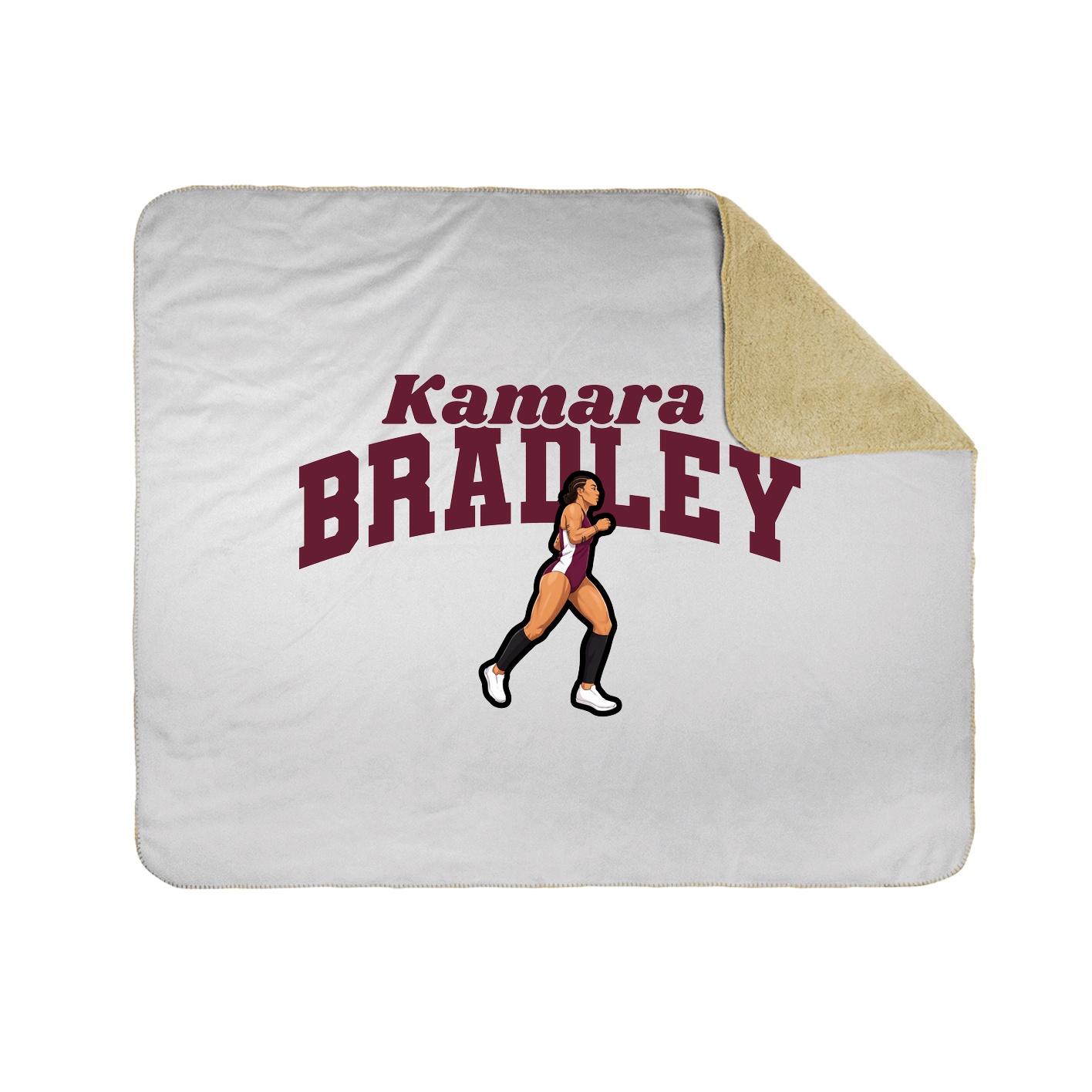 Throw Blanket — Signature Arch in White