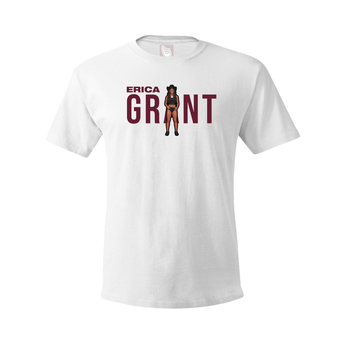 Youth Tee — Player Name in White