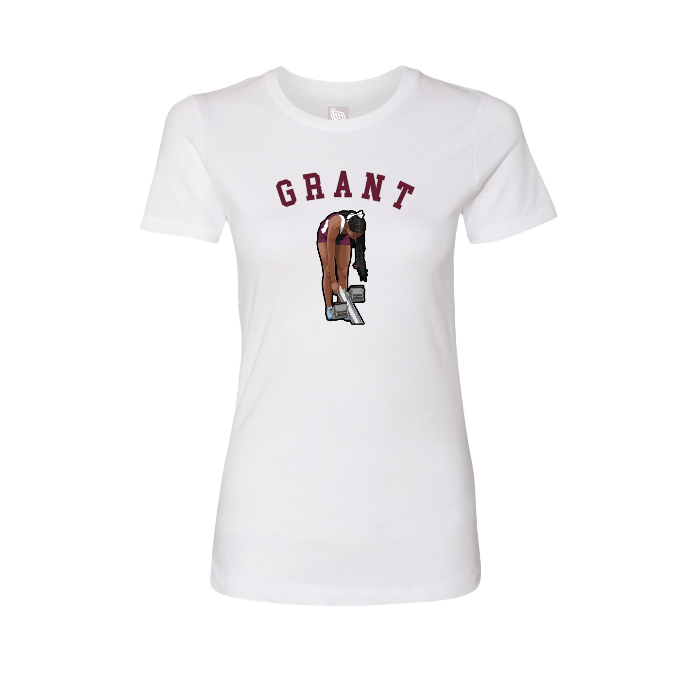 Womens Tee — Shirsey Arch in White