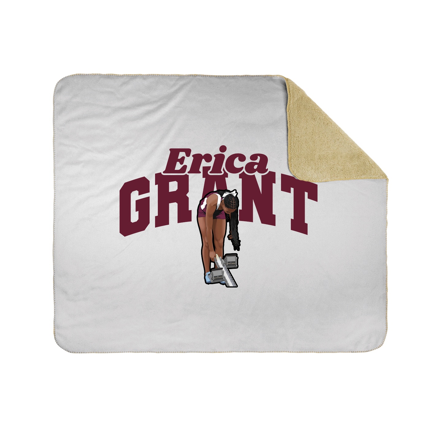 Throw Blanket — Signature Arch in White
