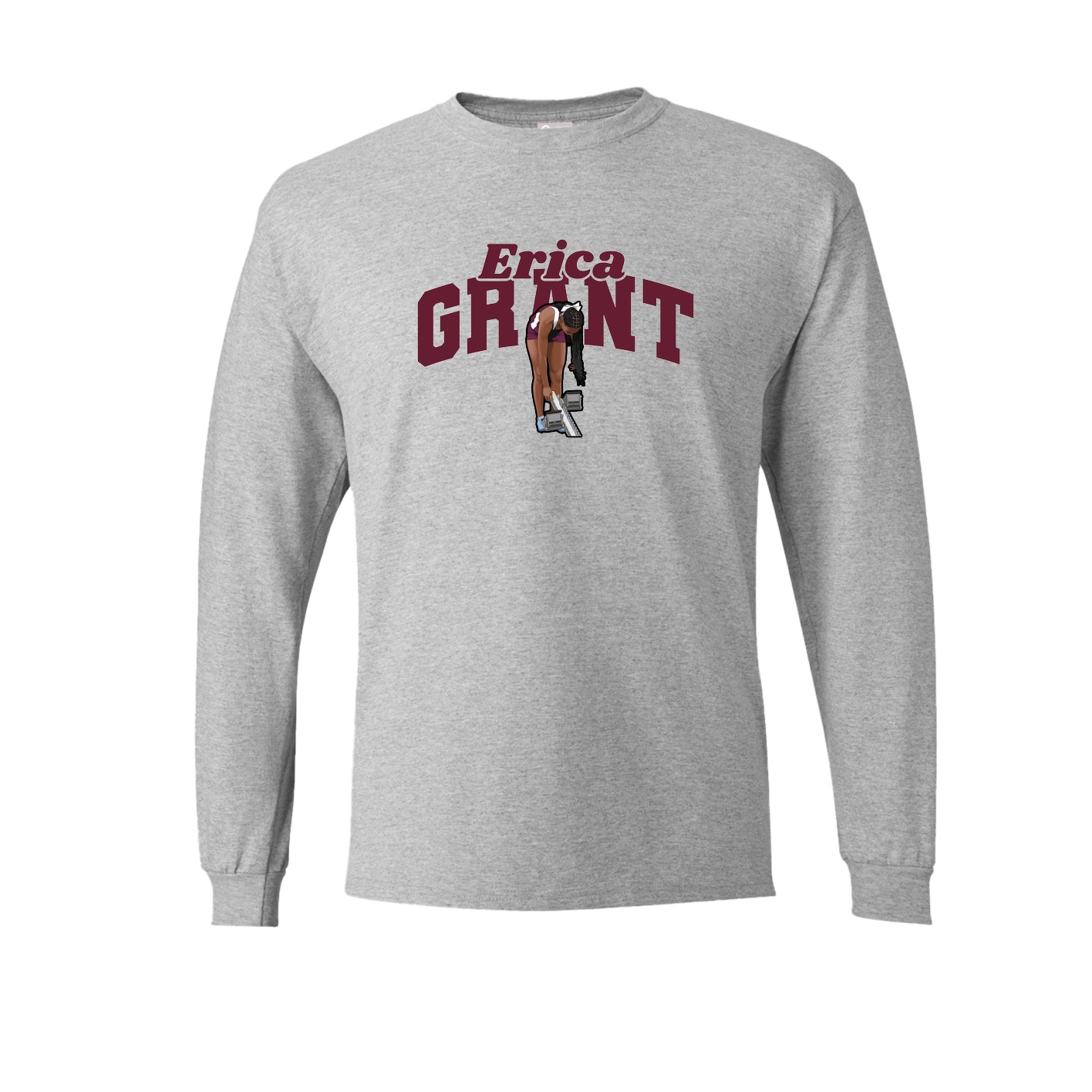 Long Sleeve Tee — Signature Arch in Grey