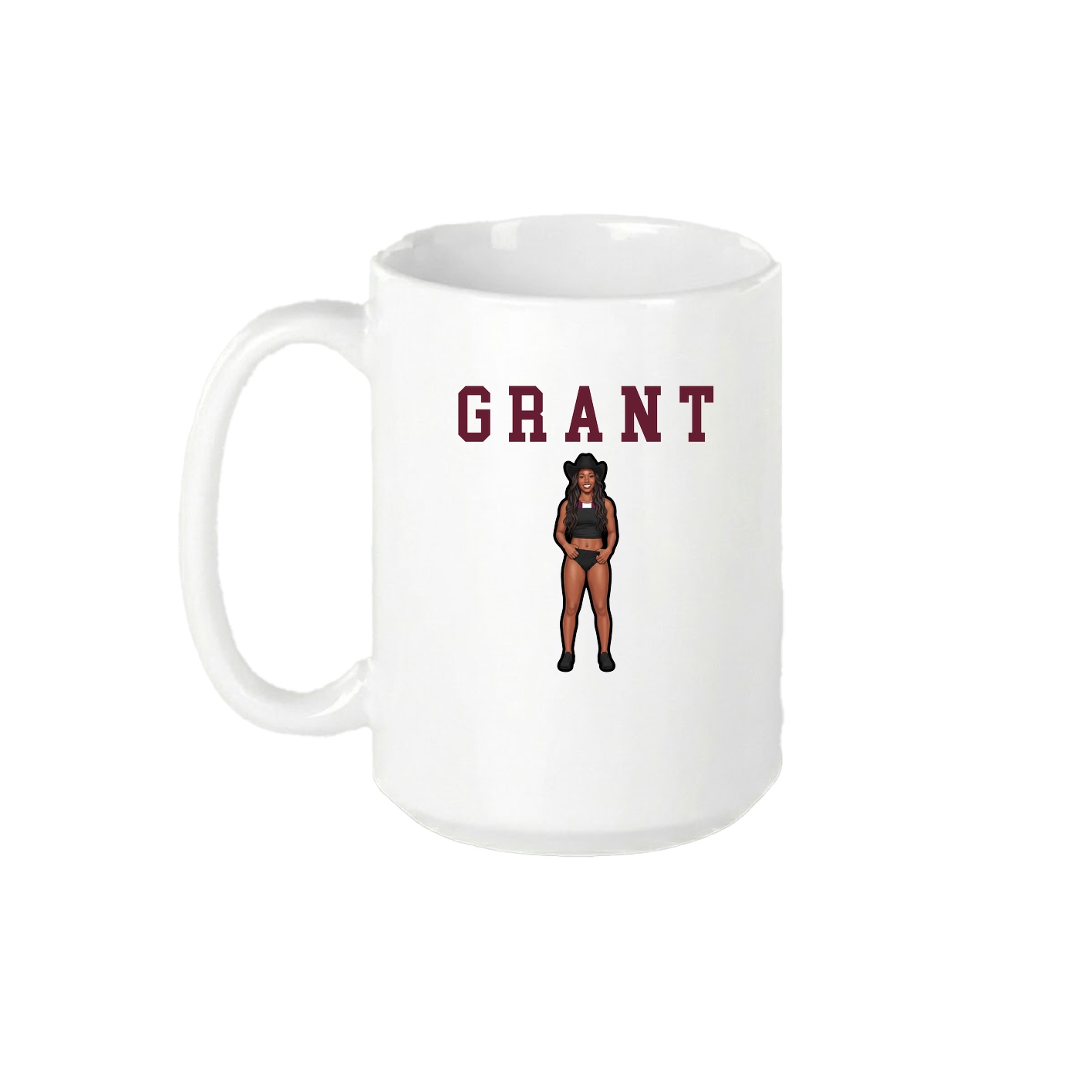 15oz Coffee Mug — Shirsey in White