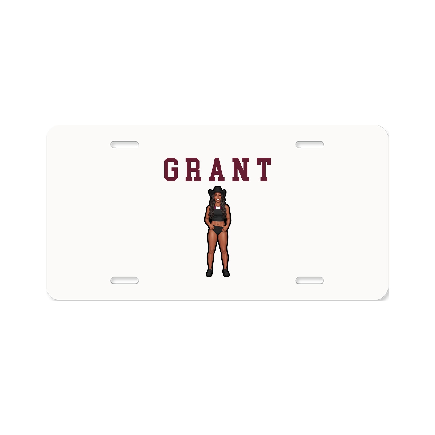 License Plate — Shirsey in Classic