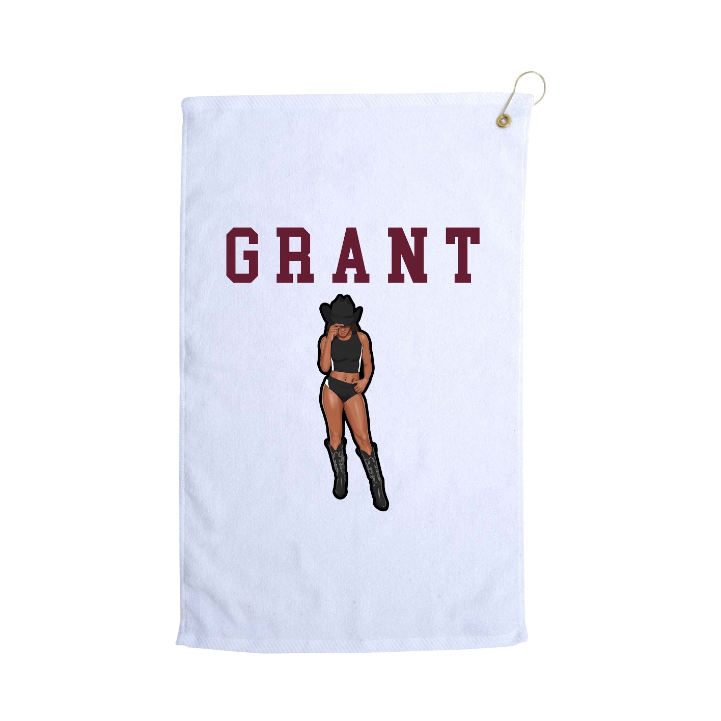 Golf Towel — Shirsey in White