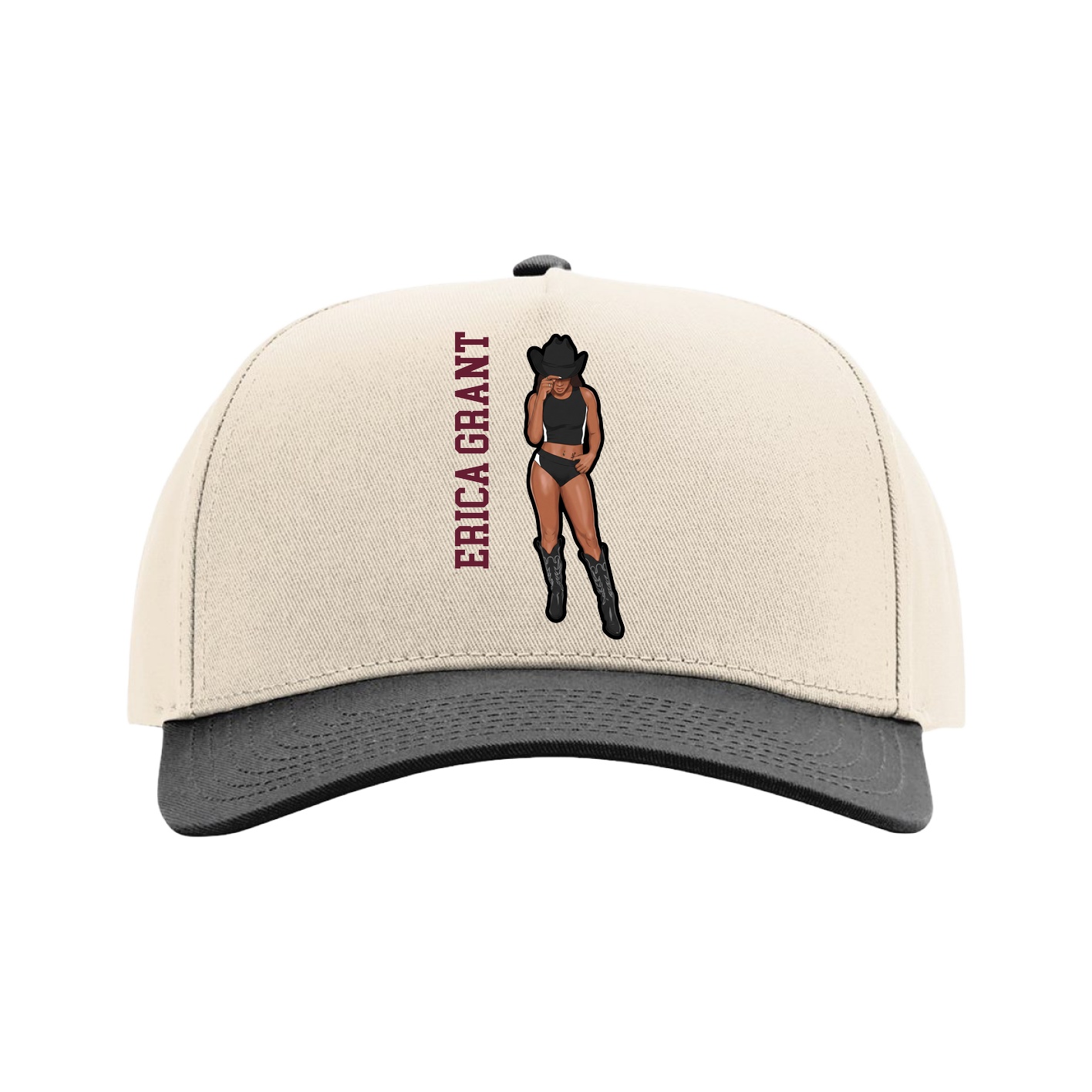 Full Fabric Five-Panel Champ Cap