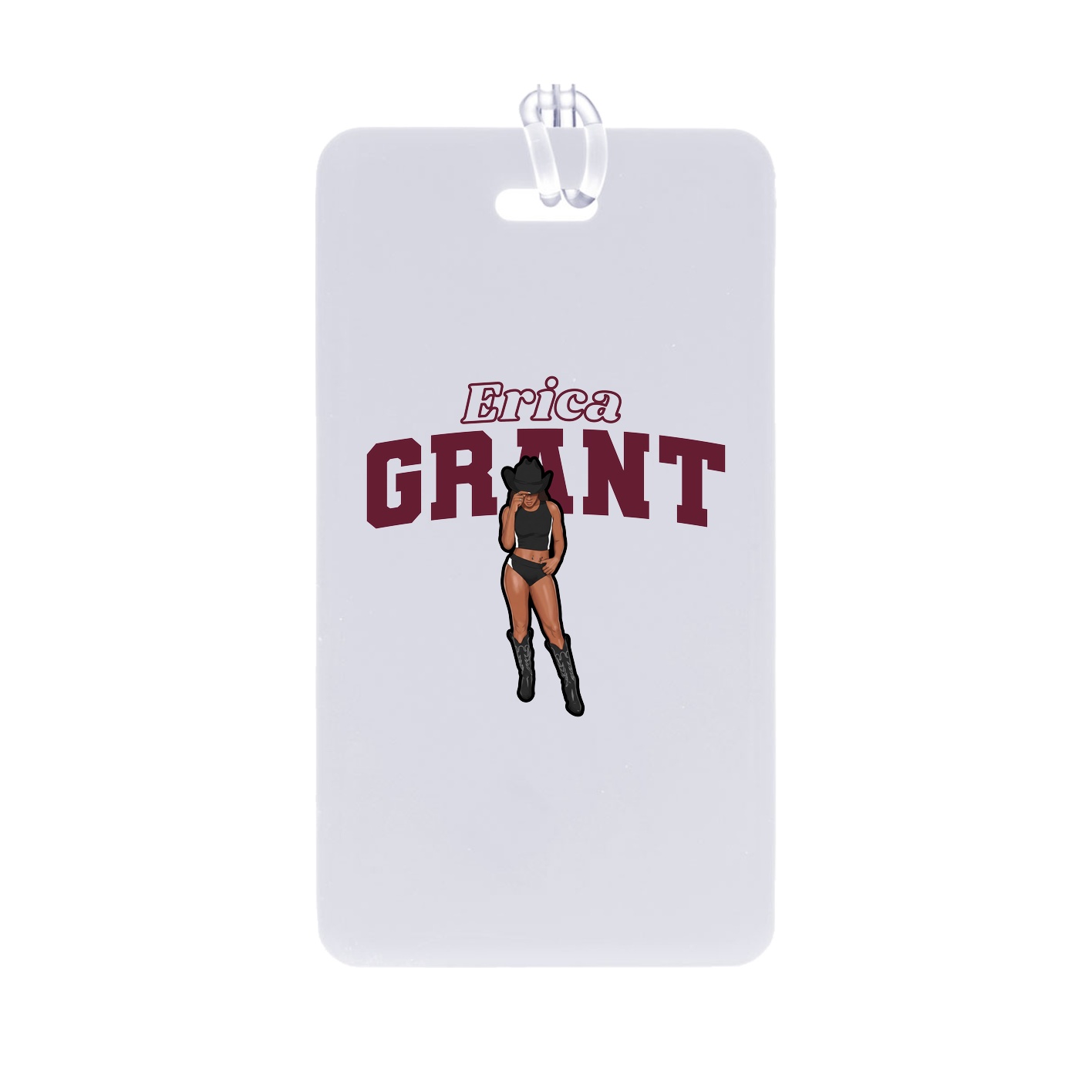 Bag Tag — Name Arch in Classic
