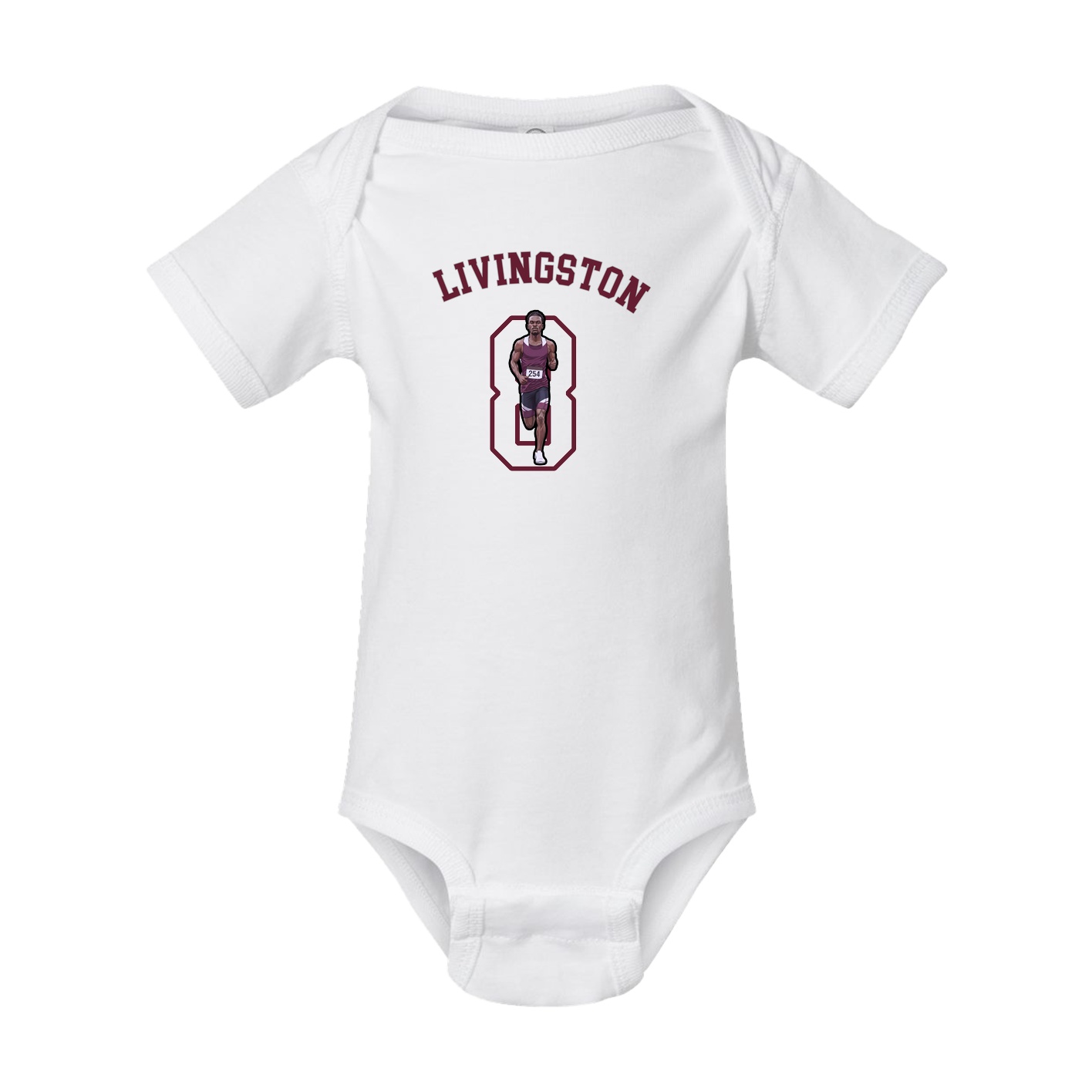 Baby Onesie — Shirsey Arch in White