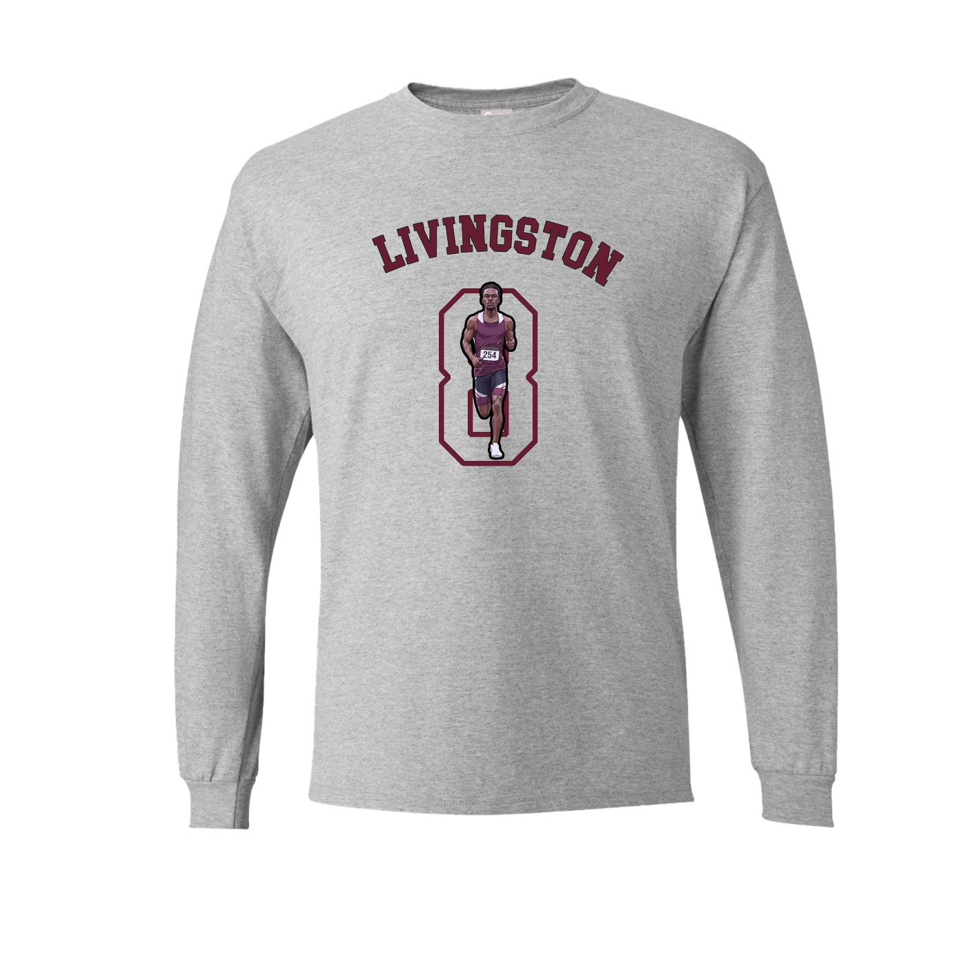 Long Sleeve Tee — Shirsey Arch in Grey
