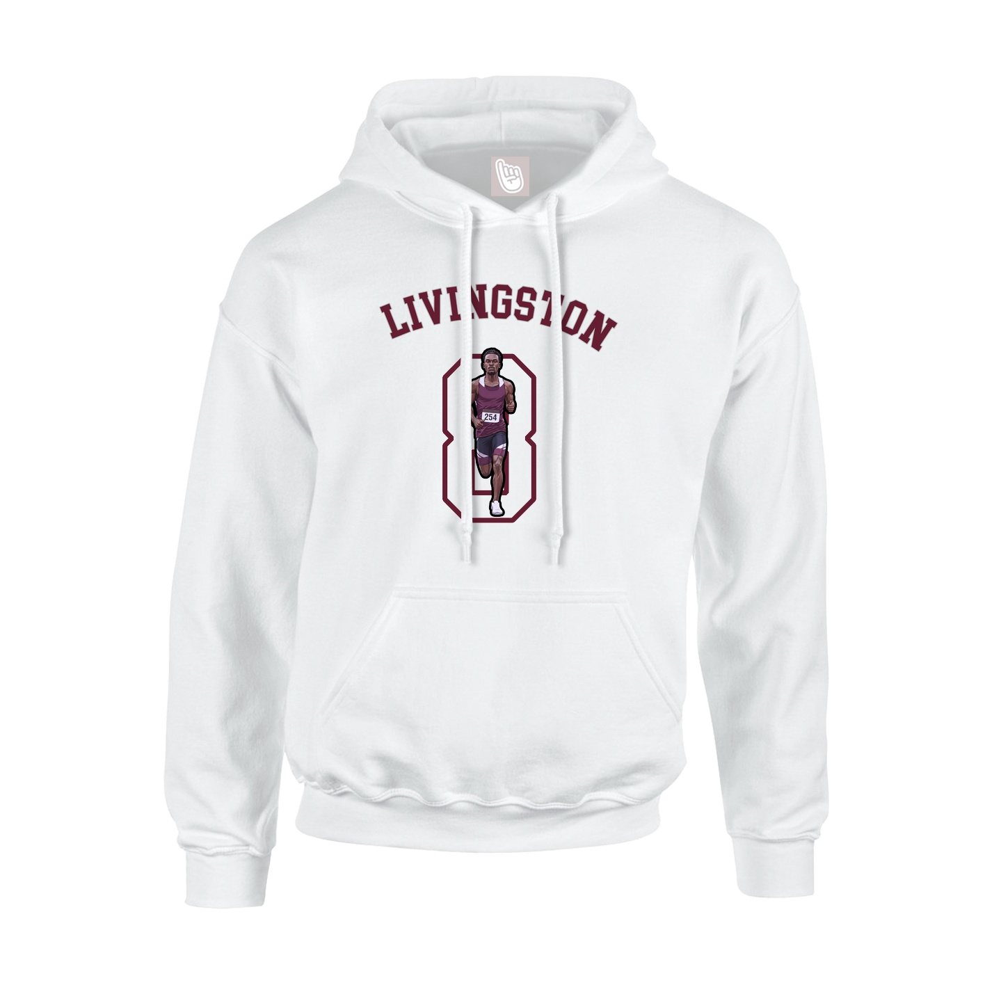 Hoodie — Shirsey Arch in White