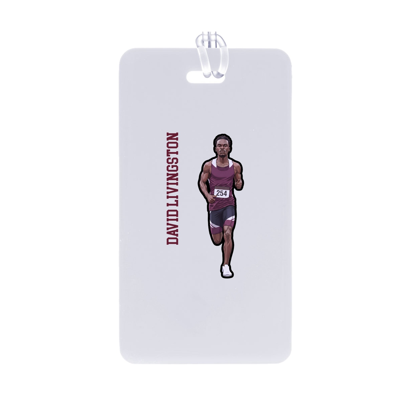 Bag Tag — Name Vertical in Classic
