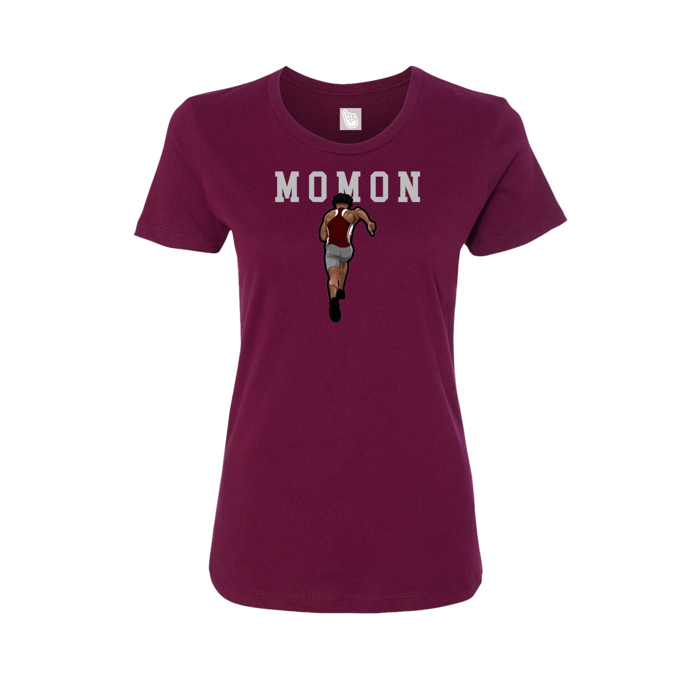 Fitted Women's Tee — Shirsey in Maroon