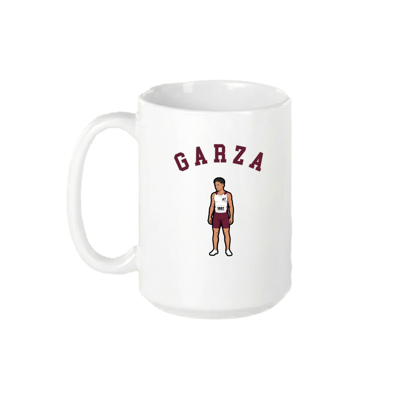 15oz Coffee Mug — Shirsey Arch in White
