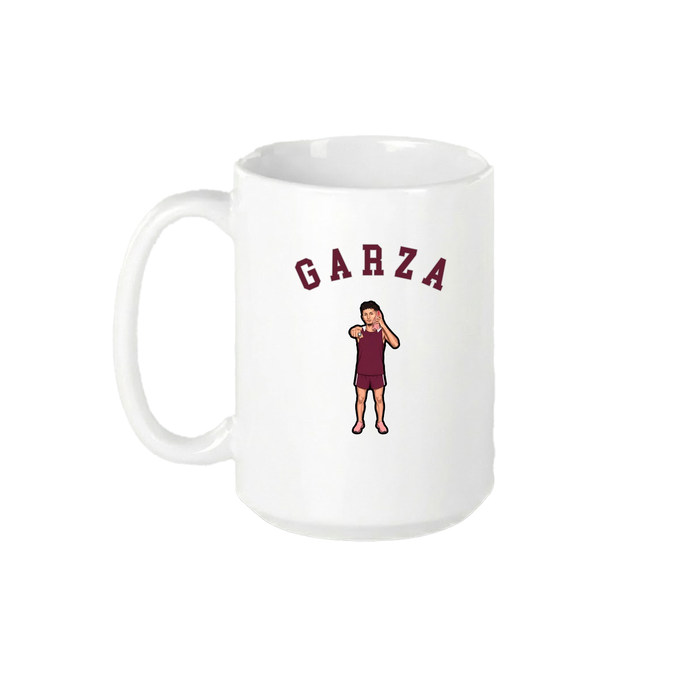 15oz Coffee Mug — Shirsey Arch in White