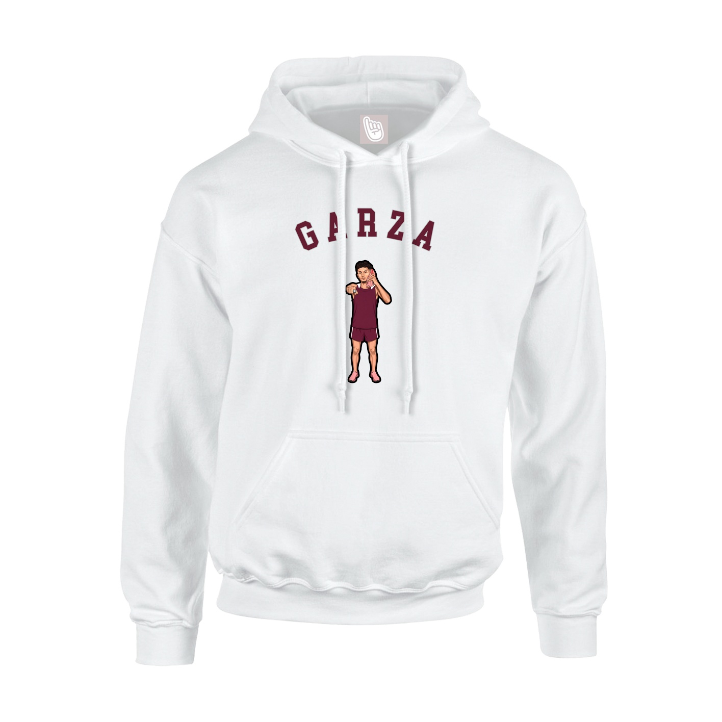 Hoodie — Shirsey Arch in White