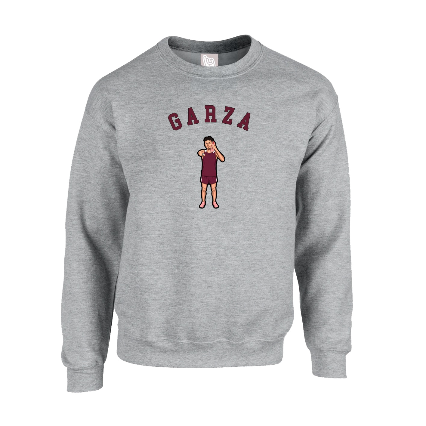 Fleece Crew — Shirsey Arch in Grey