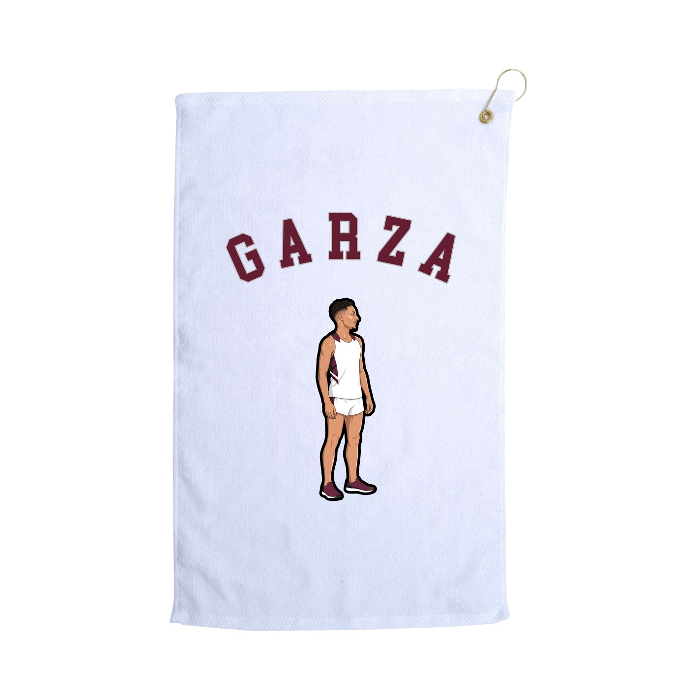 Golf Towel — Shirsey Arch in White