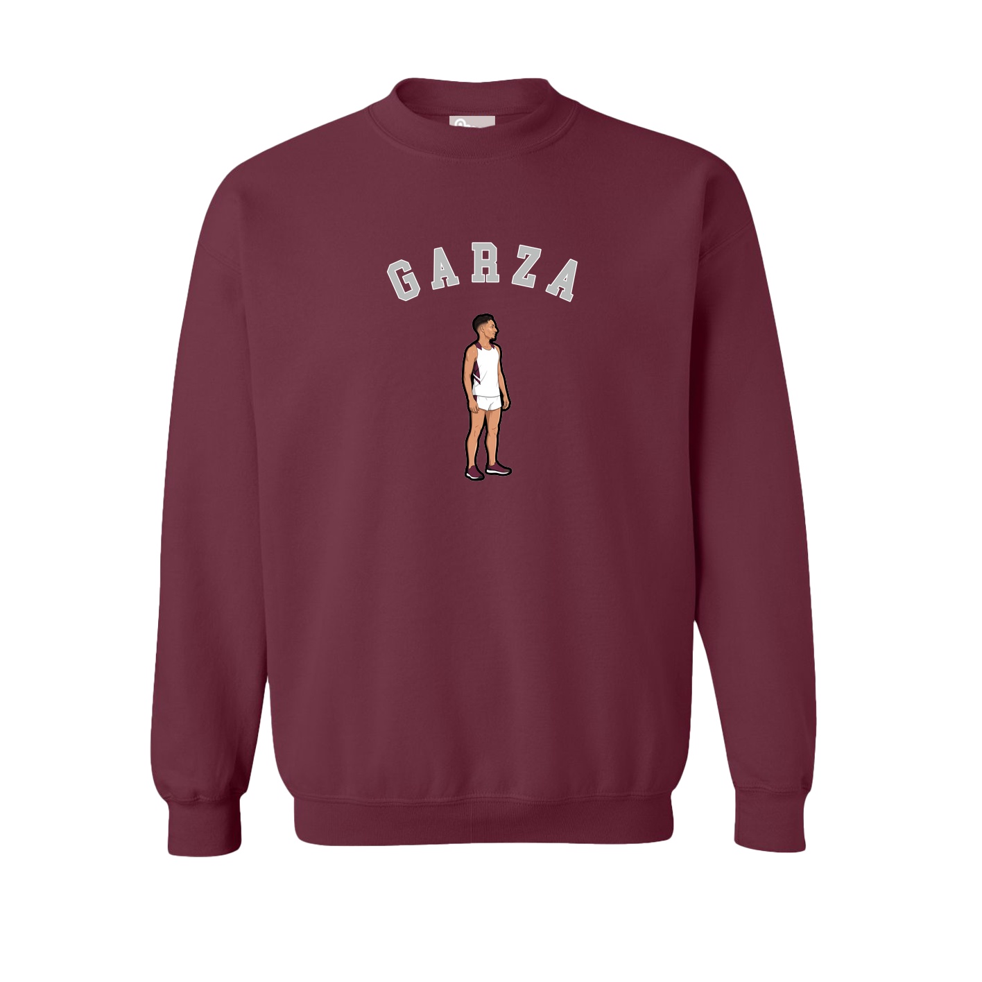 Fleece Crew — Shirsey Arch in Maroon