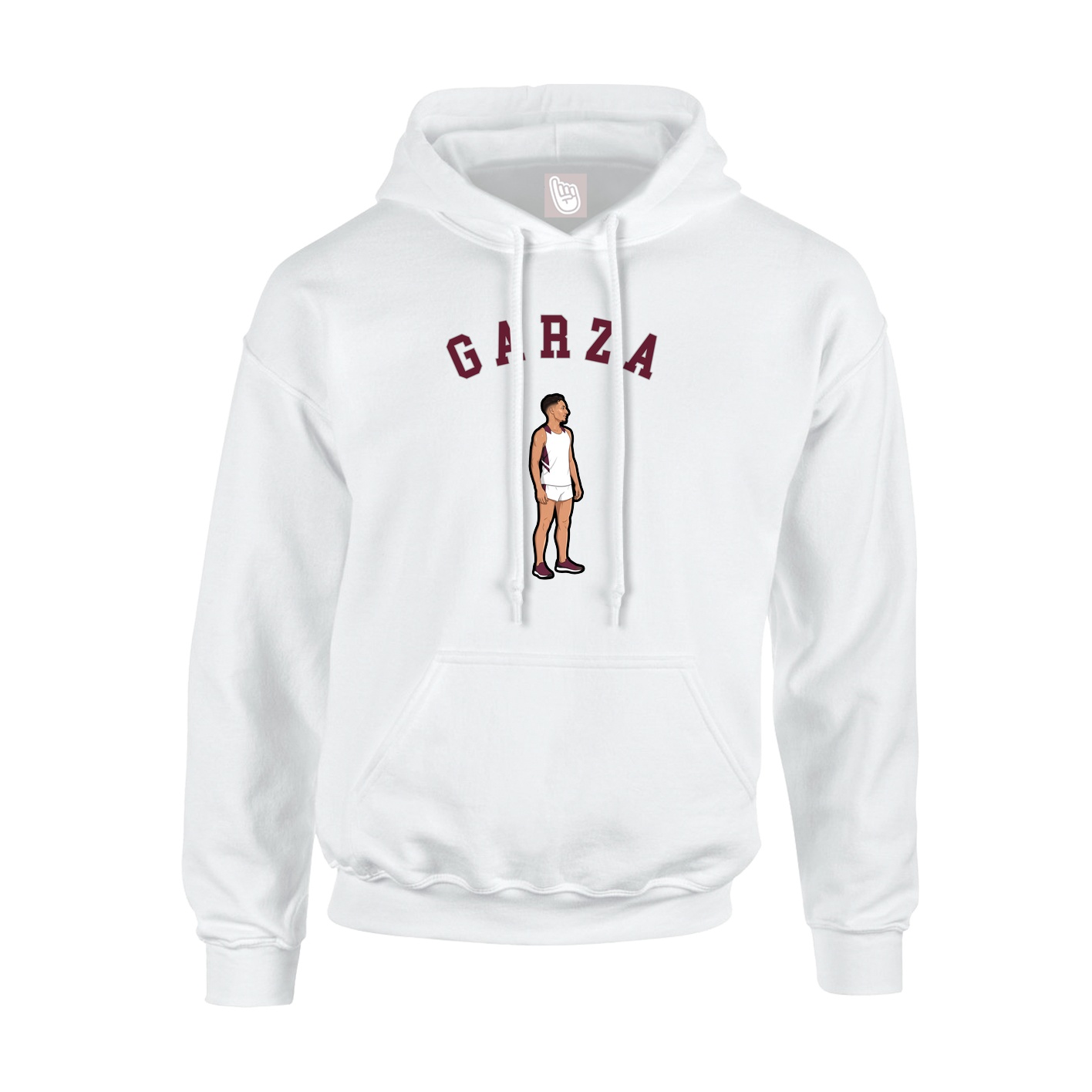 Youth Hoodie — Shirsey Arch in White