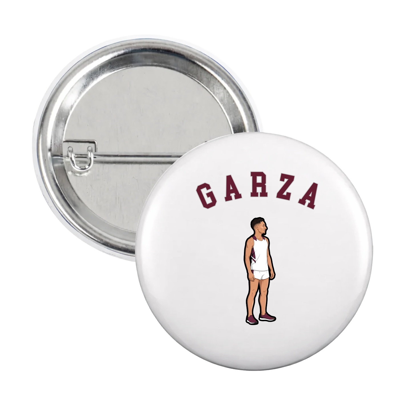 Game Day Button — Shirsey Arch in White