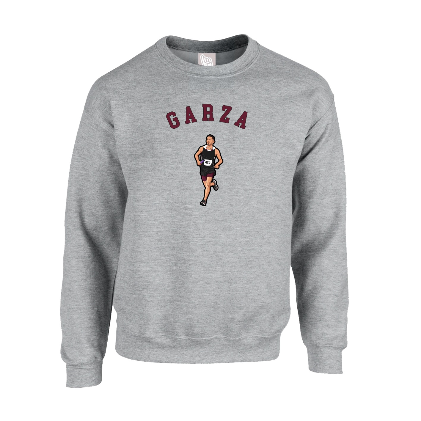 Fleece Crew — Shirsey Arch in Grey