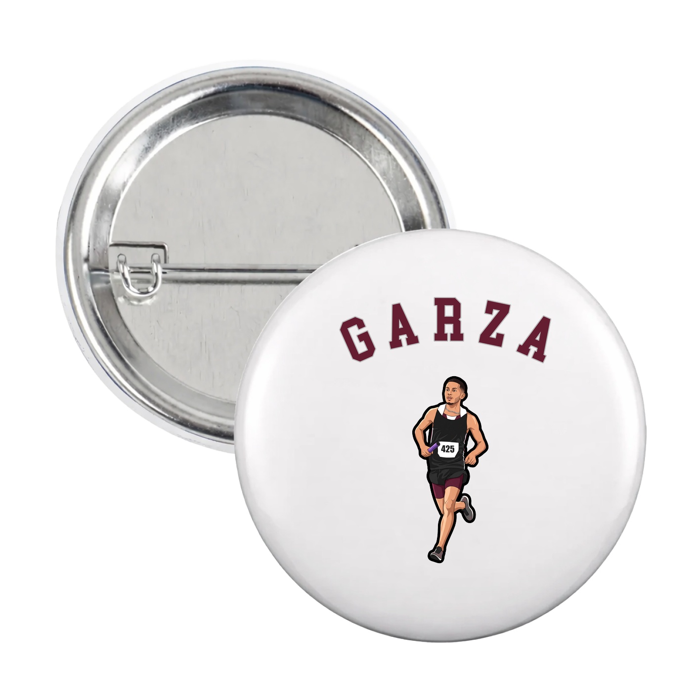 Game Day Button — Shirsey Arch in White