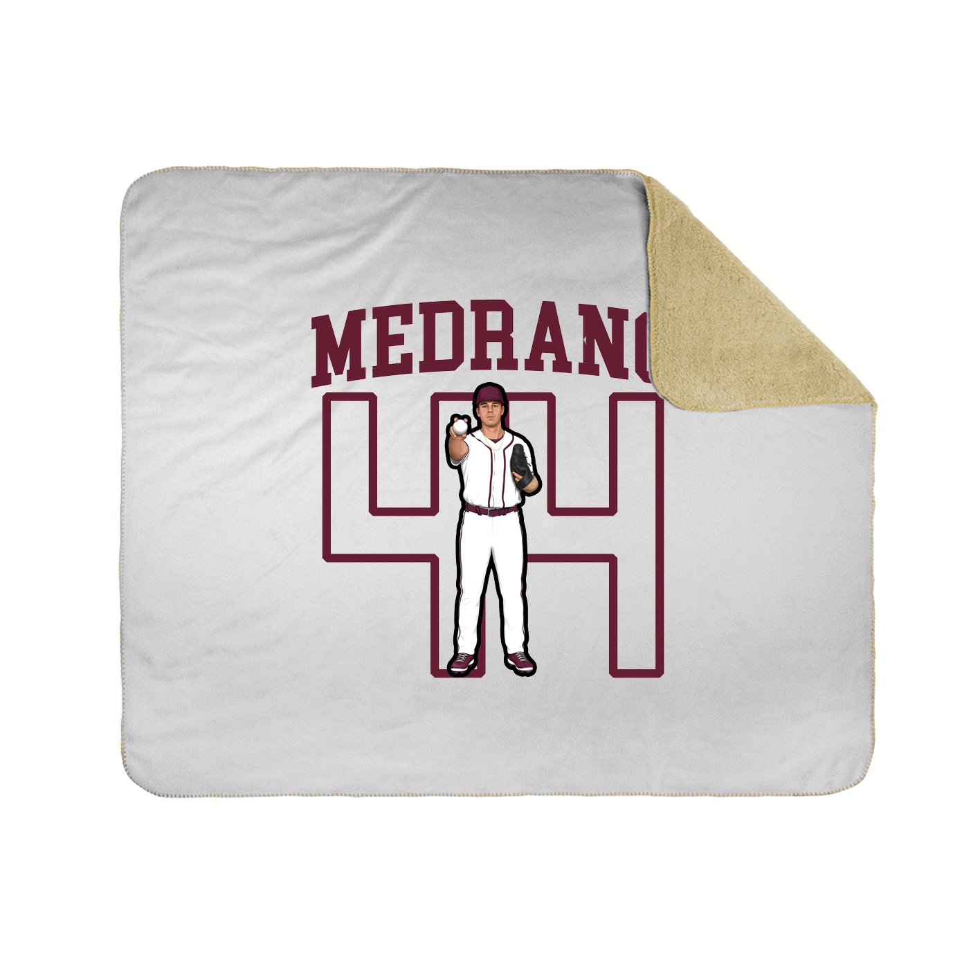 Throw Blanket — Shirsey in White
